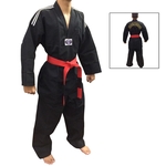 Ficha técnica e caractérísticas do produto Dobok / Kimono Canelado Olimpic - Taekwondo - Adulto - Preto - Sung Ja
