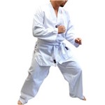 Ficha técnica e caractérísticas do produto Dobok Kimono Taekwondo Brim Adulto com Faixa
