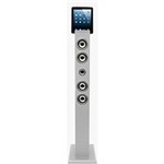 Dock Station Vizio Smartphone Tower Bluetooth com MP3 e Entradas Auxiliar e Vídeo - Branco