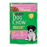Ficha técnica e caractérísticas do produto Dog Chow Sachê Filhotes Carne e Arroz - 100G
