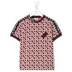 Ficha técnica e caractérísticas do produto Dolce & Gabbana Kids Camiseta com Estampa DG - Vermelho