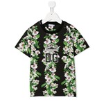 Ficha técnica e caractérísticas do produto Dolce & Gabbana Kids Camiseta Floral - Preto