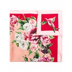 Ficha técnica e caractérísticas do produto Dolce & Gabbana Lenço Floral de Seda - Rosa