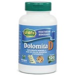 Ficha técnica e caractérísticas do produto Dolomita com Vitamina D 950mg - Unilife - Natural - 120 Cápsulas