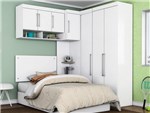 Ficha técnica e caractérísticas do produto Dormitório de Solteiro 7 Portas Modena Branco - LC Móveis