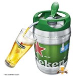 Ficha técnica e caractérísticas do produto Draughtkeg Barril Cerveja Heineken (5 Litros)