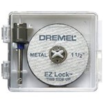 Ficha técnica e caractérísticas do produto Dremel EZ Lock 1 Mandril e 5 Discos EZ 406 Dremel