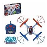 Ficha técnica e caractérísticas do produto Drone Quadricoptero Capitao America Giro 360 Controle Remoto Infantil Brinquedo