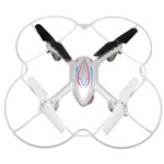 Drone Quadricoptero com 4 Canais, Planador e Controle Sem Fio Branco
