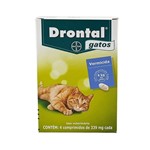 Ficha técnica e caractérísticas do produto Drontal Gatos 4 Comp Bayer Vermífugo Oral