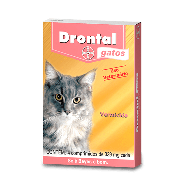 Ficha técnica e caractérísticas do produto Drontal Gatos 4 Comprimidos