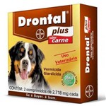 Ficha técnica e caractérísticas do produto Drontal Plus Sabor Carne Caes 35kg (2 Comprimidos) - Bayer