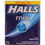Ficha técnica e caractérísticas do produto Drops Halls Mini Mentol 15g - Adams