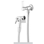 Ficha técnica e caractérísticas do produto Ducha Higiênica Banheiro 1/4 Volta C-70 Flexível 1,20 M Inox Metal Oliveira
