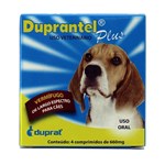 Ficha técnica e caractérísticas do produto Duprantel Plus Vermífugo Cães 10kg-4 Comprimidos - Duprat