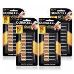 Ficha técnica e caractérísticas do produto Duracell Duralock Pilha Alcalina AA com 64 Unidades