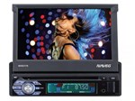 DVD Automotivo Naveg NVS 3170 Tela LCD 7" Retrátil - 60 Watts RMS Entradas USB SD e Auxiliar Frontal
