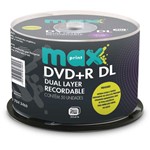 Ficha técnica e caractérísticas do produto DVD Gravavel Dual Layer DVD+R 8.5GB/240MIN/8X Printabl - Harder Eletro