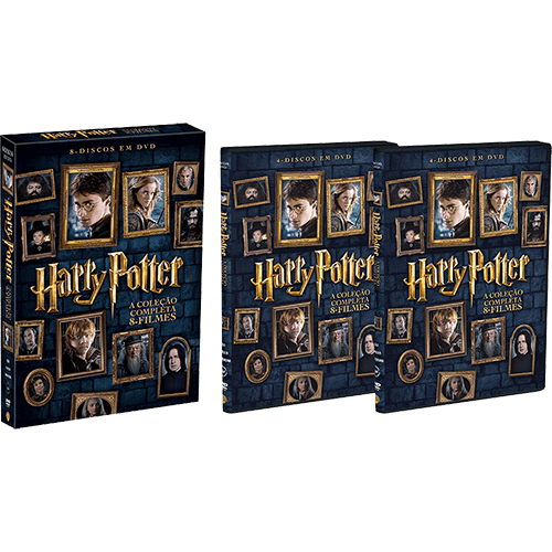 Ficha técnica e caractérísticas do produto DVD Harry Potter a Coleção Completa 8 Filmes