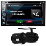 Ficha técnica e caractérísticas do produto Dvd Pioneer 6,2 Polegadas Bluetooth Usb Avh-288bt + Câmera Ré Para-Choque Borboleta Preta