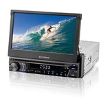 Ficha técnica e caractérísticas do produto DVD Player Automotivo Multilaser Extreme P3296 Tela 7" Retratil Touch com TV GPS Bluetooth