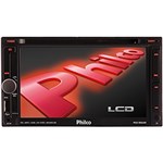 Ficha técnica e caractérísticas do produto DVD Player Automotivo Philco PCADD640 6,2" com Rádio FM Entrada USB e Cartão de Memória Micro SD