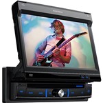 DVD Player Automotivo Positron SP6111AV Tela 7"- Rádio AM/FM, 2 Pares de Saídas RCA, Entradas USB, SD, AUX e P/câmera de...