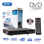 Ficha técnica e caractérísticas do produto DVD Player com Entrada USB + Karaoke + Controle - Kp-d103 Knup
