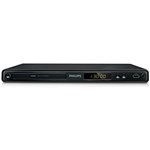 Ficha técnica e caractérísticas do produto DVD Player Karaokê (c/ Pontuação) - DVP3560KX - C/ EasyLink , Progressive Scan, Saída HDMI, Entrada USB, Reproduz DivX, MP3, WMA, JPEG e Inclui Cabo A/V - Philips