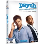 Ficha técnica e caractérísticas do produto DVD - Psych - a Sexta Temporada Completa - 6ª Temporada (4 Discos)