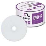 Ficha técnica e caractérísticas do produto DVD-R 4.7Gb Disco Imprimível com 50 Mídias DV052 Multilaser