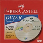 Ficha técnica e caractérísticas do produto DVD- R Faber-Castell 1X-8X 120 Minutos 4.7GB