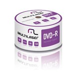 DVD-r Imprimível 4.7gb 8x Shrink C/ 50 Unid Multilaser - Dv0