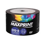 Ficha técnica e caractérísticas do produto DVD-R Maxprint 16x 4.7GB / 120 Min (Bulk C/ 50)