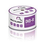 Ficha técnica e caractérísticas do produto DVD-R Multilaser Imprimível 4.7GB 8x Shrink C/ 50 Unid - DV052