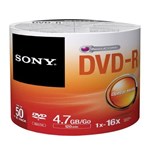 Ficha técnica e caractérísticas do produto Dvd-r Printable 120 Min 4.7gb 16x 50dmr47fbz2la Sony
