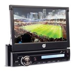 Ficha técnica e caractérísticas do produto DVD Retrátil 7" com TV DIGITAL Bluetooth, Entradas USB, SD Card e Auxiliar