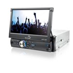 Ficha técnica e caractérísticas do produto DVD Retrátil Automotivo Slide LCD 7´ TV GPS USB SD Multilaser
