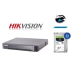 Ficha técnica e caractérísticas do produto DVR Hikvision 16 Canais 3MP DS-7216HQHI-K1 + HD 2 Tb SK