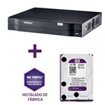 Ficha técnica e caractérísticas do produto DVR Stand Alone Multi HD Intelbras MHDX-1104 4 Canais + HD 1-TB WD Purple de CFTV Instalado de Fabrica.