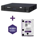 Dvr Stand Alone Intelbras 4 Canais Mhdx 1004 + Hd 1 Tera Western Digital Purple