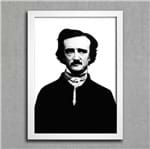 Ficha técnica e caractérísticas do produto Edgar Allan Poe (30x42cm, Moldura Branca)