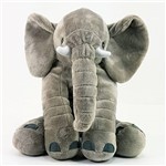 Elefante de Pelúcia 60 Cm - Almofada Azul