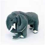 Ficha técnica e caractérísticas do produto Elefante de Pelúcia Realístico 35cm