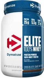 Ficha técnica e caractérísticas do produto Elite Whey Protein - Dymatize - 907g - Chocolate Dymatize