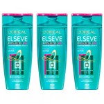 Ficha técnica e caractérísticas do produto Elseve Hydra Detox Shampoo 200ml (Kit C/03)