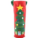 Ficha técnica e caractérísticas do produto Embalagem para Garrafa com Estampa Árvore de Natal - Christmas Traditions