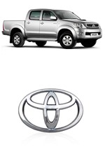 Ficha técnica e caractérísticas do produto Emblema Logotipo Toyota Hilux 2005 a 2015