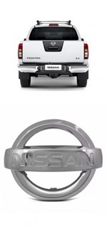 Ficha técnica e caractérísticas do produto Emblema Tampa Traseira Nissan Frontier 2008 a 2015 Cromado para Adaptação