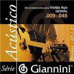 Encordoamento em Aço P/ Violão GESWAL - Giannini